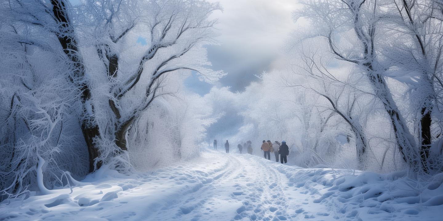 南岳衡山雾凇秘境节盛大开幕,冬日徒步邂逅冰雪琉璃世界